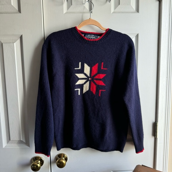 vintage tommy hilfiger wool holiday sweater - Picture 1 of 6